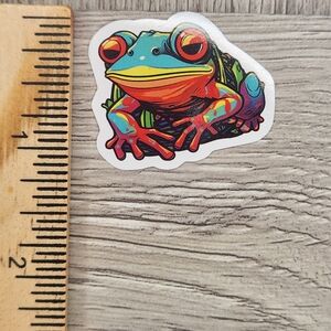 10/$10 Stickers Psychedelic Frogs Frog Sticker